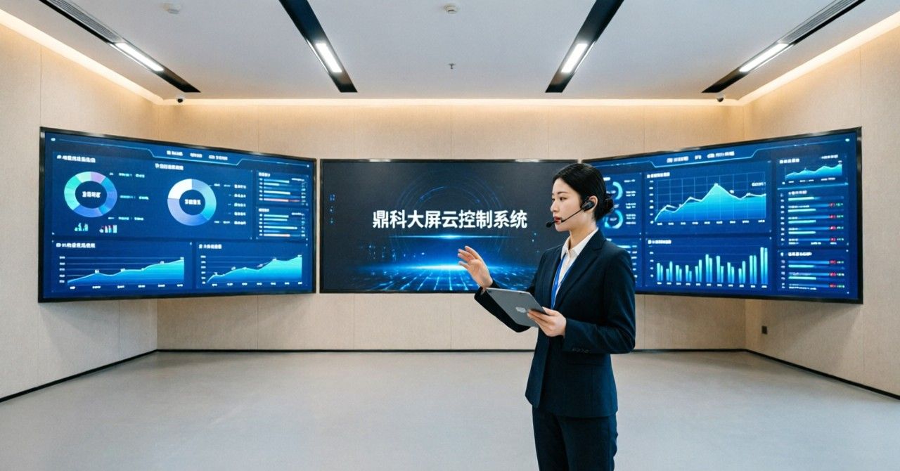展厅大屏还在“播PPT”？40+项目实测：多屏联动+AI交互，让客户进门就不想走！