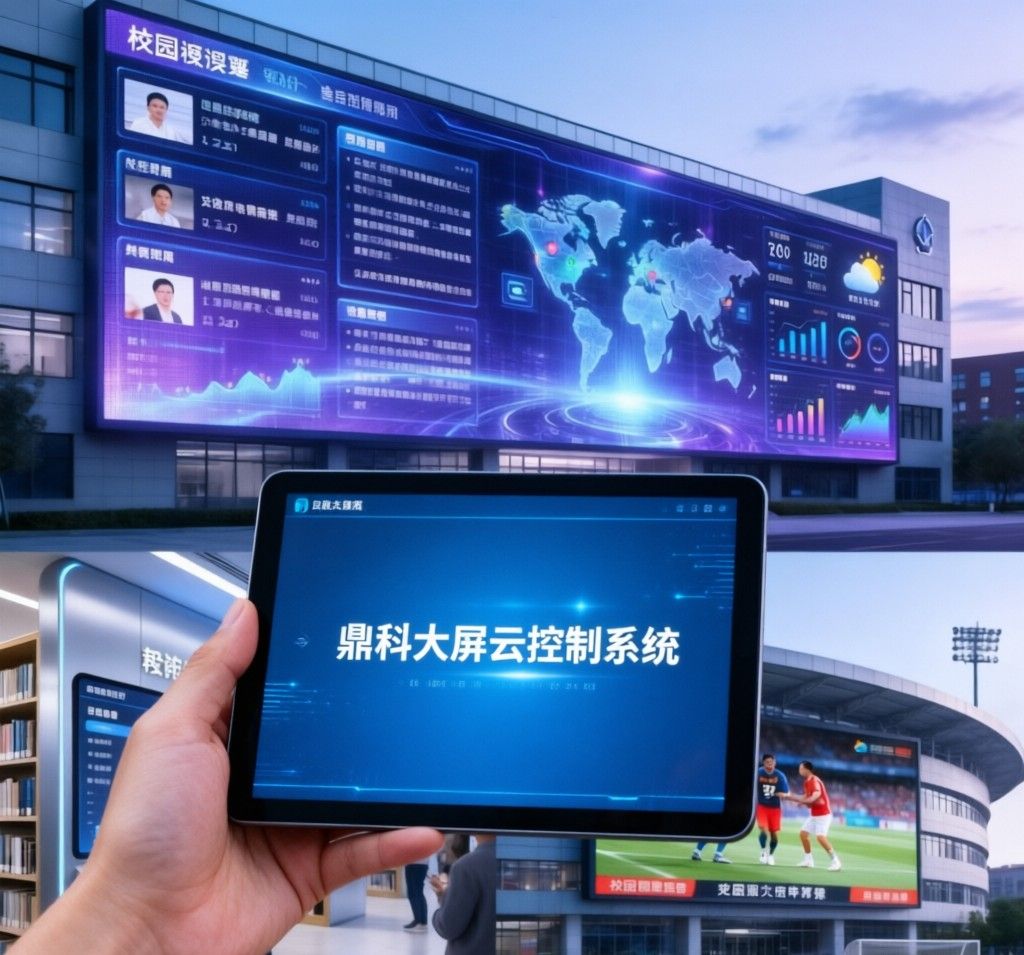 还在用U盘拷课表？教务系统直连+AI语音控屏，让教室大屏“活”起来！