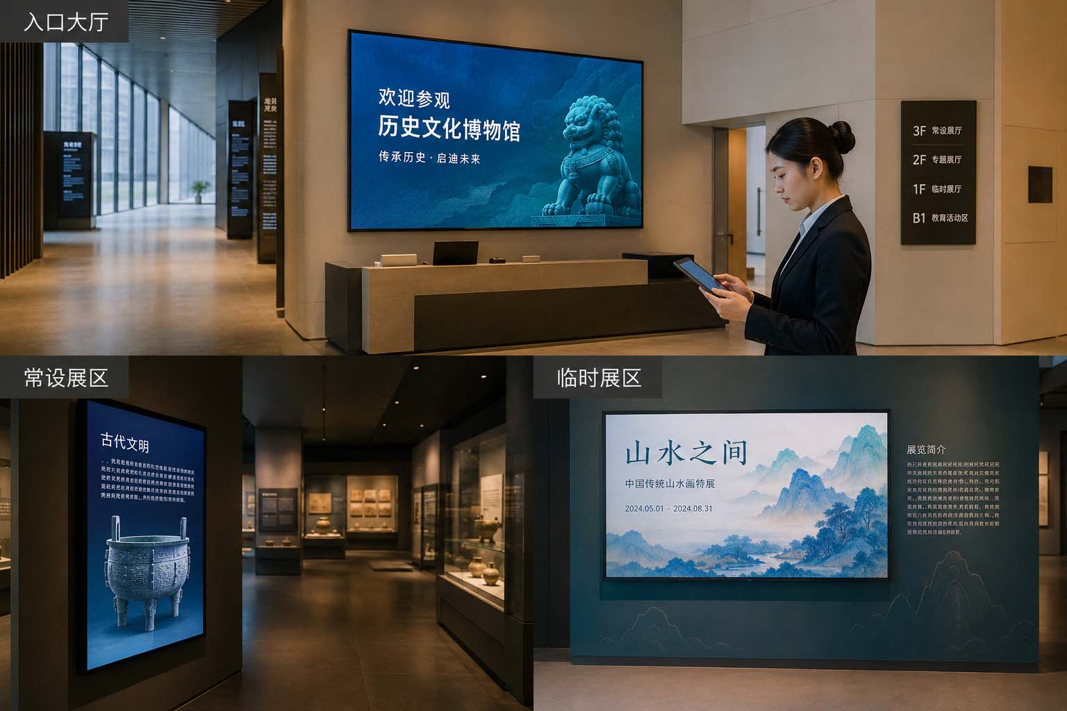 博物馆不同展区屏幕独立管控，一个平台搞定：2026升级参考